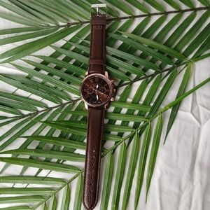 New Brown Geneva Platinum Watch